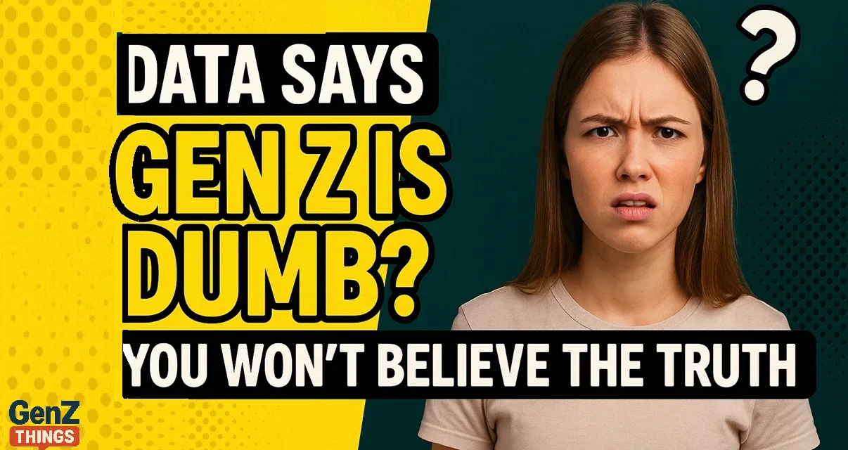 Why Gen Z Isn’t Dumb: The Real Picture